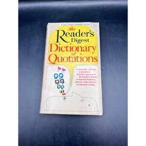 Vtg The Readers Digest Dictionary of Quotations Paperbac Quotes Funk Wagnalls